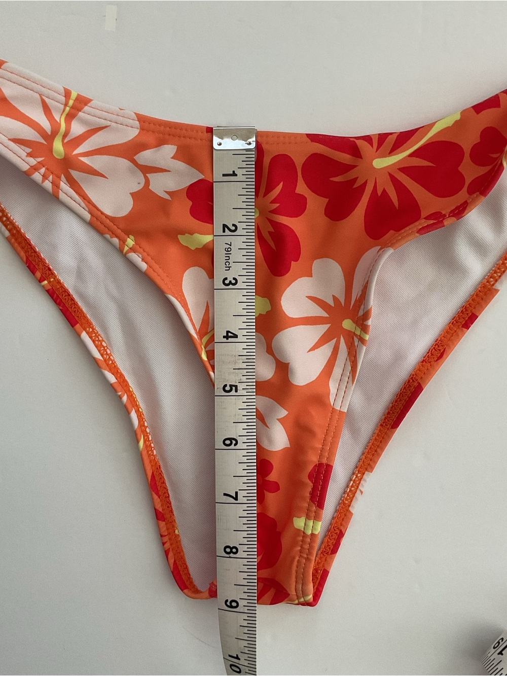 Hawaiian Floral Print Bikini Hibiscus Size S - Picture 7 of 7